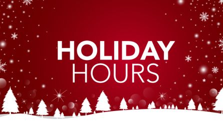 Holiday hours